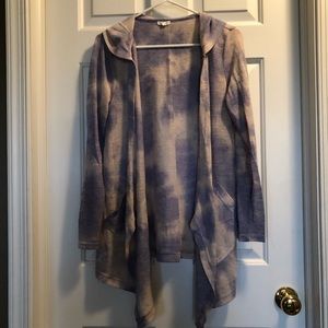 En Crème hooded cardigan